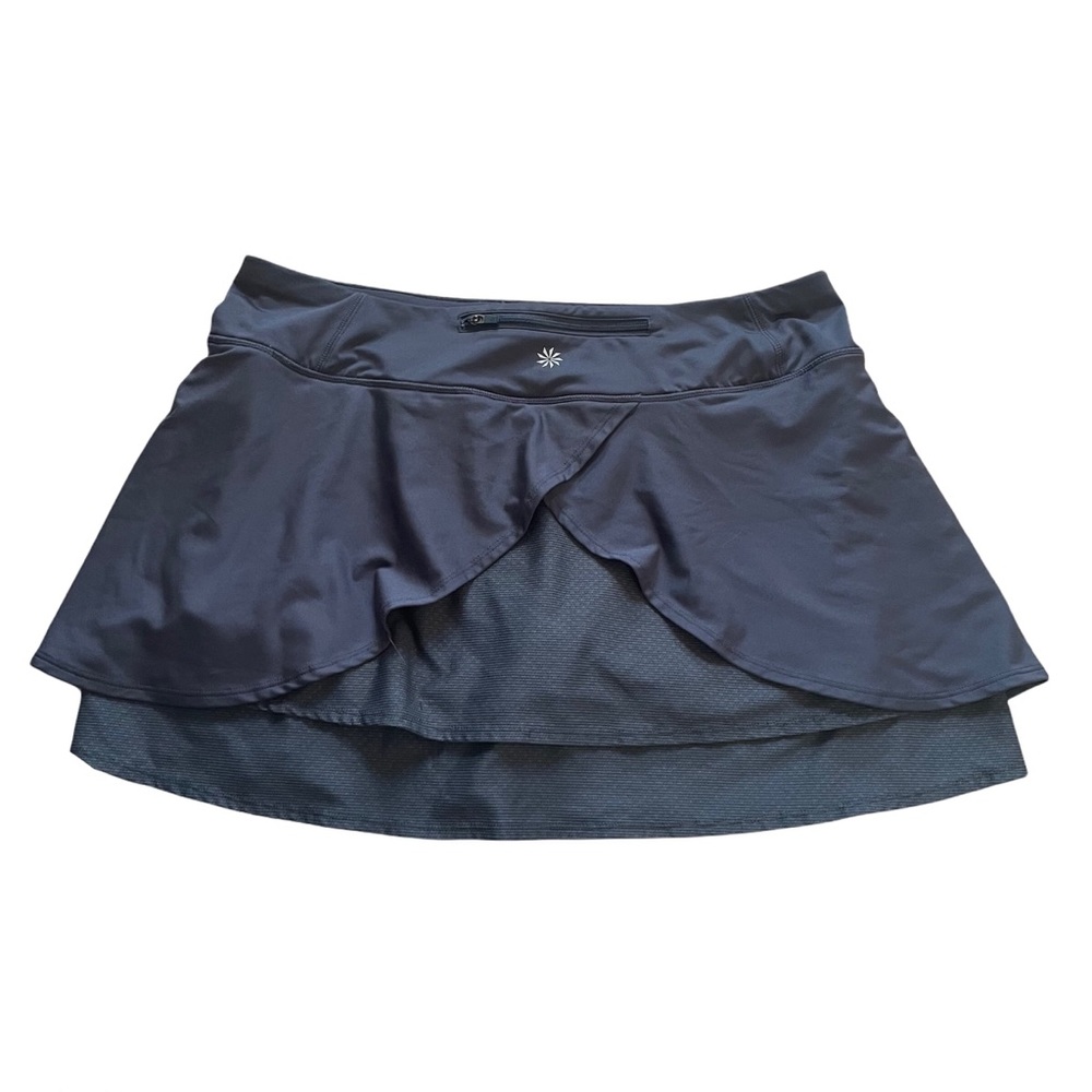 Athleta Split Time Athletic Skort - Slate Gray - image 2